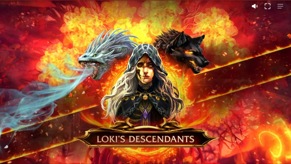 Loki’s Descendants slot game interface featuring Norse mythology theme
